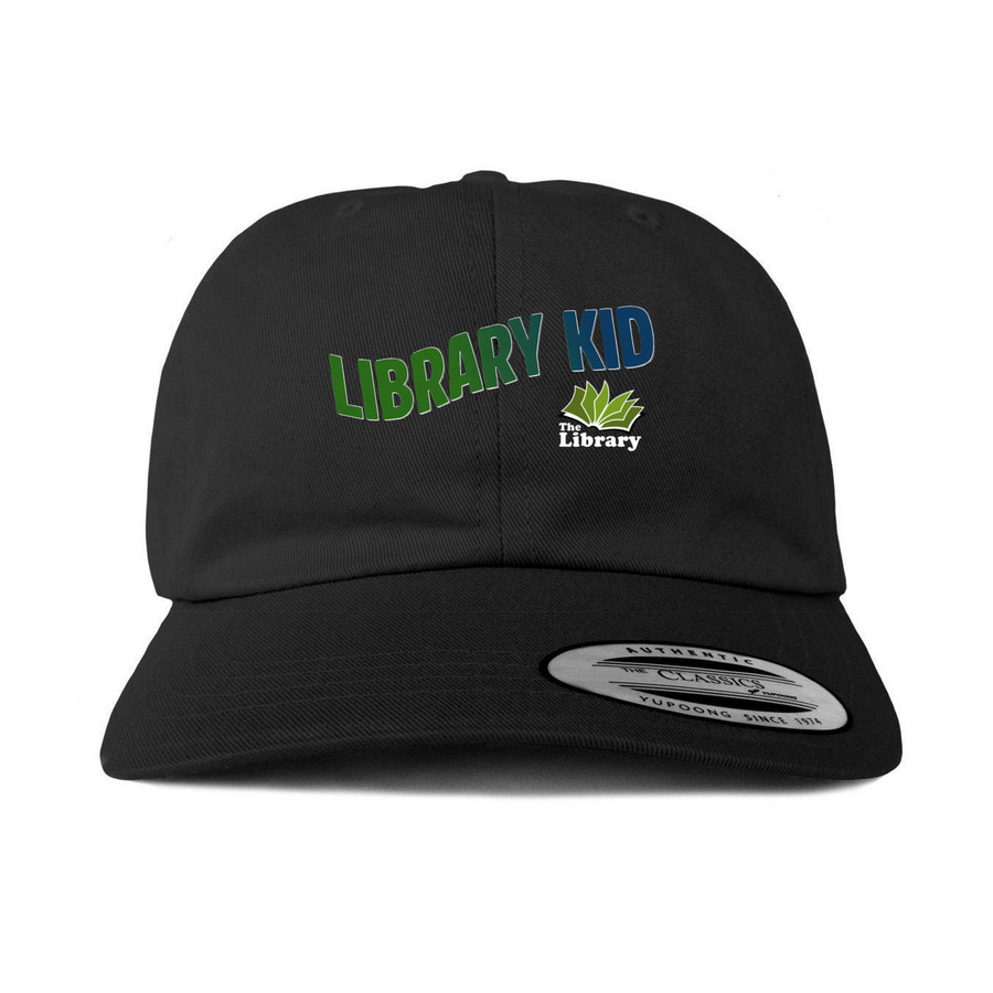 Library Kid - Green, a Black Printed Classic Baseball Cap