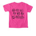 Youth Ford/CSG12 Port Visit Family Day Shirt, a Neon Pink Comfort Colors Youth Tee (back-view)