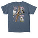 Cape May County AAZK 2026 LOL Kookaburra, a Indigo Blue Classic Unisex Tee (back-view)