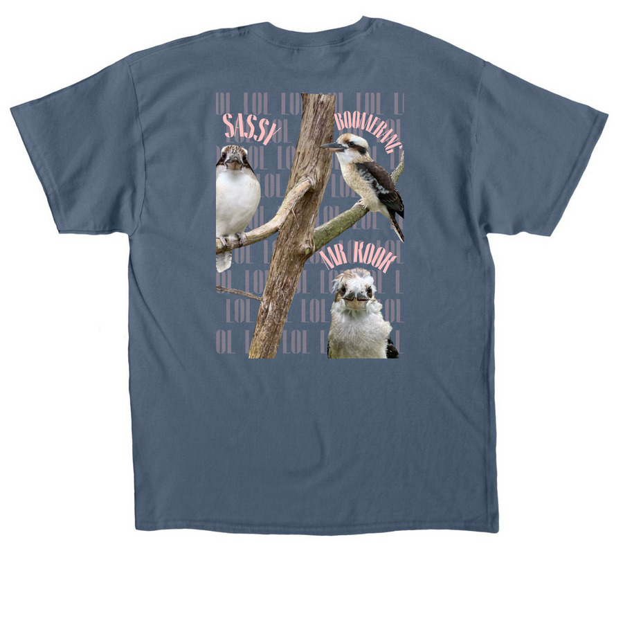 Cape May County AAZK 2026 LOL Kookaburra, a Indigo Blue Classic Unisex Tee (back-view)