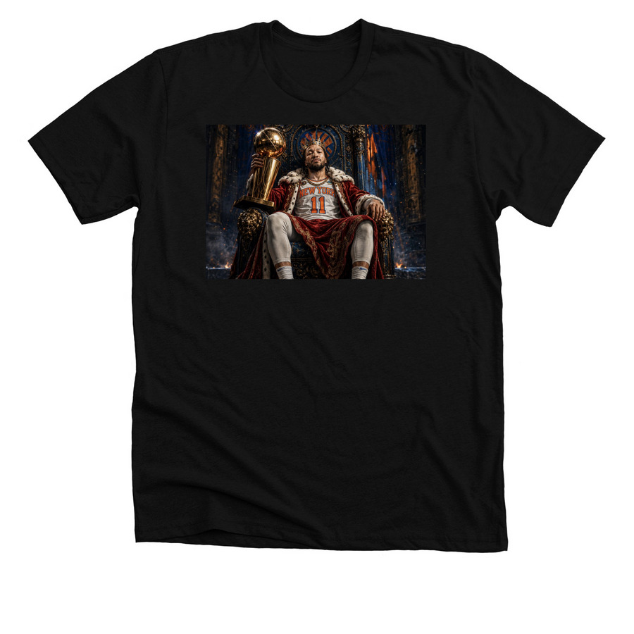 King Brunson Knicks Tee, a Solid Black Blend Premium Unisex Tee