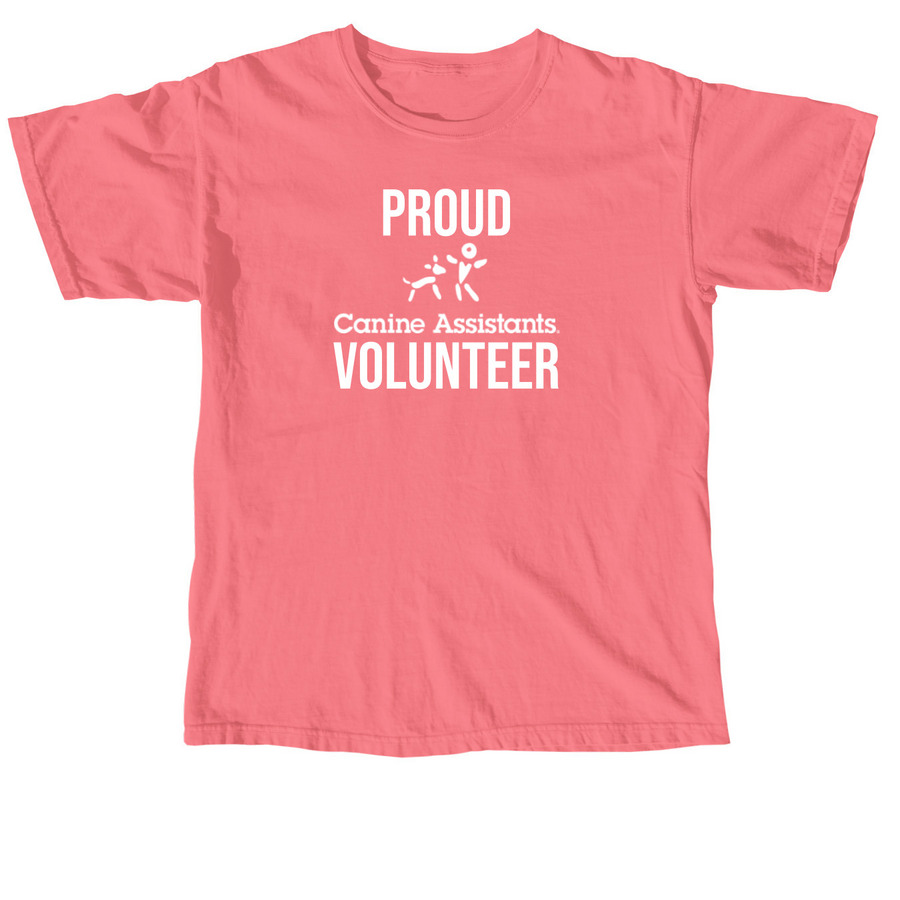 Volunteer logo shirt, a Watermelon Comfort Colors Unisex Tee