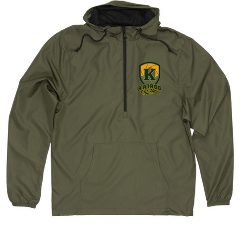 Kairos Cut-Ups // Bridges4Justice Fundraiser, a Army Quarter-Zip Windbreaker