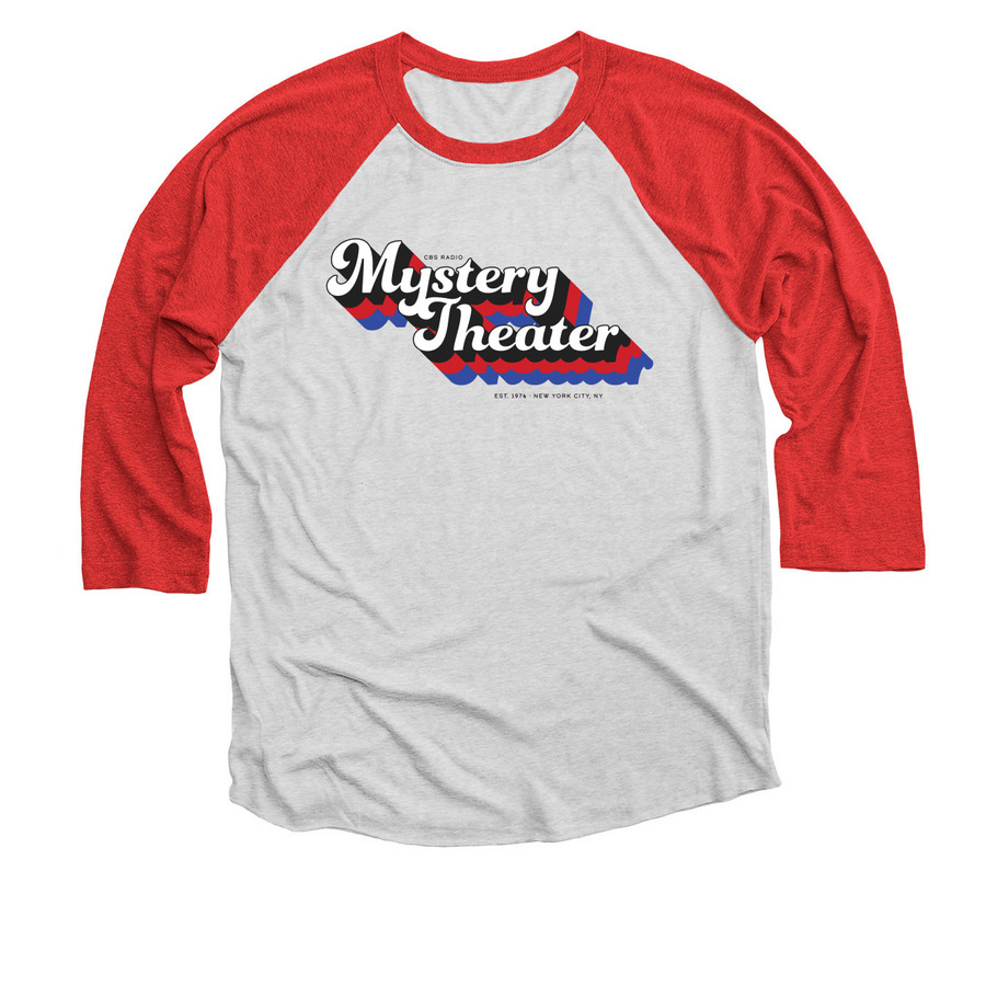 Summer of '26 Tee-Shirt (Baseball T), a Red and Heather White 3/4 Sleeve Baseball Tee