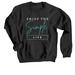 The Simple Life, a Black Crewneck Sweatshirt