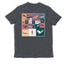 Squarrels 42, a Terrain Grey Allmade Organic Cotton Unisex Tee