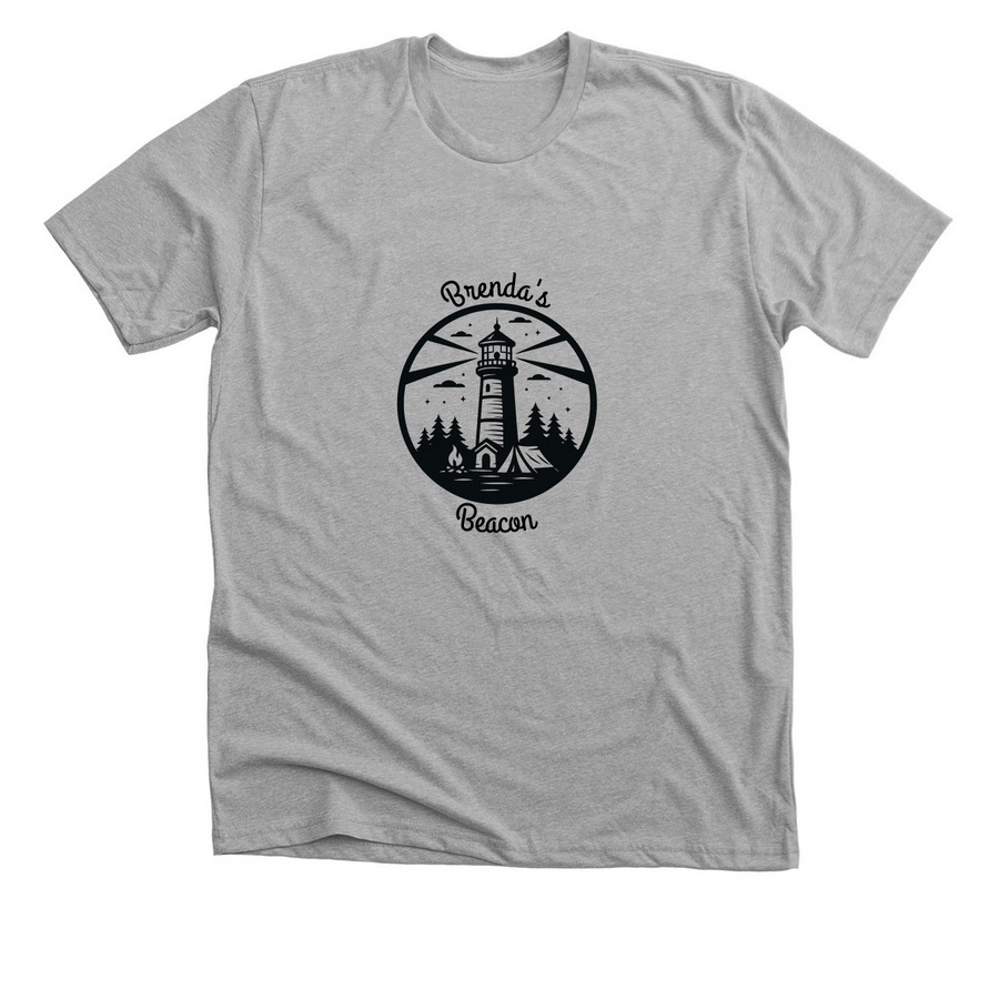 Brenda's Beacon of Hope, a Athletic Heather Premium Unisex Tee