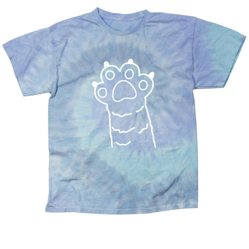 Mochi Monster Cookies Paw Tee, a Lagoon Classic Tie Dye Tee