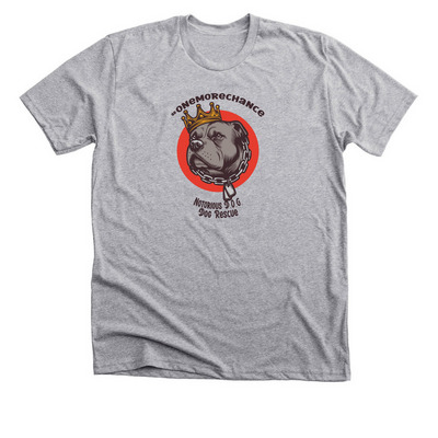 Notorious D.O.G. Dog Rescue (limited design), a Athletic Heather Premium Unisex Tee