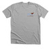 Quarter Zip blue/brown, a Athletic Heather Premium Unisex Tee