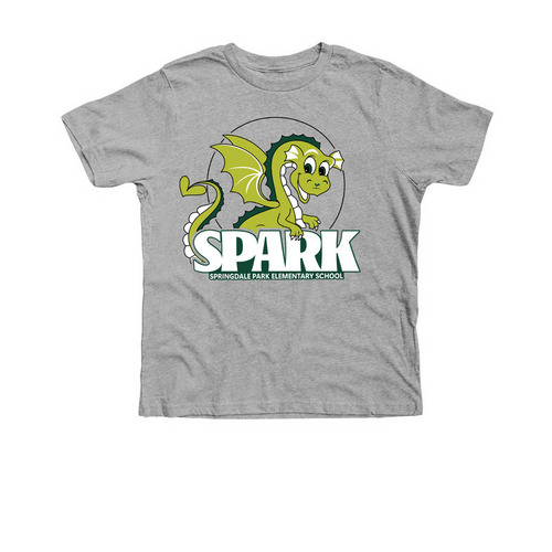 Sparky Spotlight, a Athletic Heather Premium Youth Tee