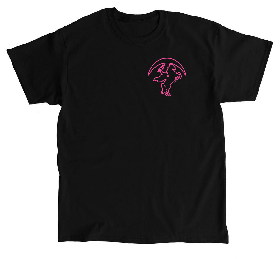 Rogues Hollow- pink logo :)&nbsp;, a Black Classic Unisex Tee