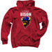 Bison Shirt 6, a Cardinal Red Pullover Hoodie