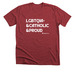LGBTQIA+ & Catholic & Proud Apparel&nbsp;, a Heather Canvas Red Premium Unisex Tee