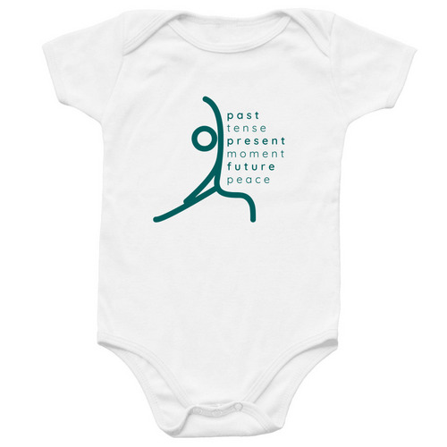 Past, Present, Future Onesie, a White Infant Onesie