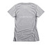Siren Merch, a Dark Heather Grey Women's Slim Fit Tee (back-view)