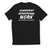 Summer 2026 Black Out, a Deep Black Allmade Eco Triblend Unisex Tee (back-view)