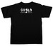 Rainbow Bison, a Black Comfort Colors Unisex Tee (back-view)