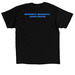 Aussie & Corgi, a Black Classic Unisex Tee (back-view)