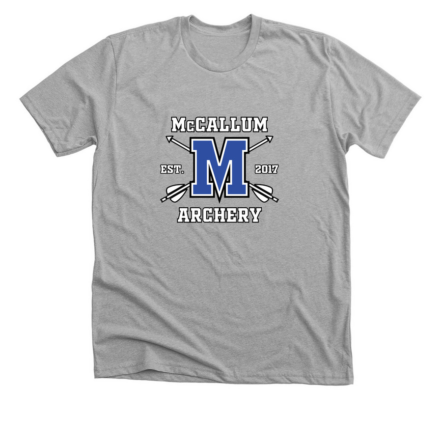 Mac logo shirts, a Athletic Heather Premium Unisex Tee