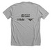 RAINBALL 2026, a Athletic Heather Premium Unisex Tee (back-view)
