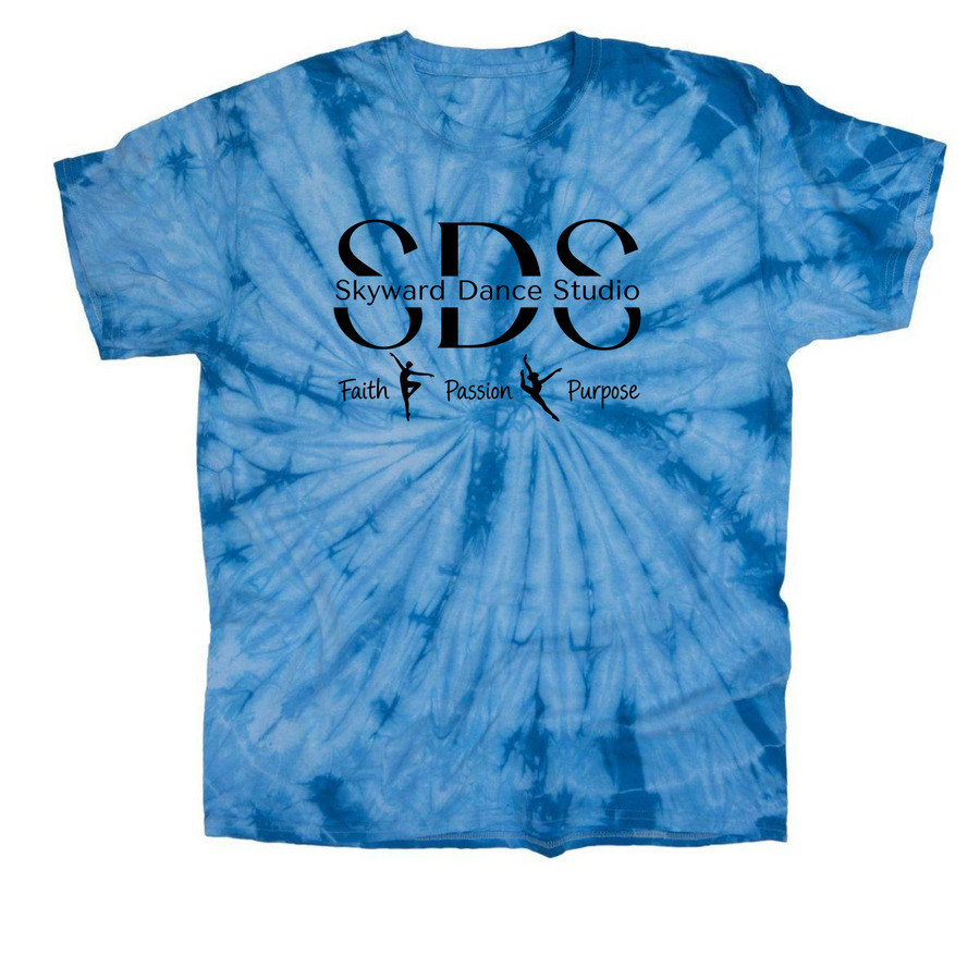 Tie Dye Galore&nbsp;, a Baby Blue Classic Tie Dye Tee