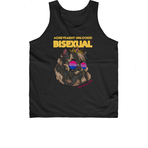 Achievement Unlocked: Bisexual, a Black Classic Unisex Tank Top