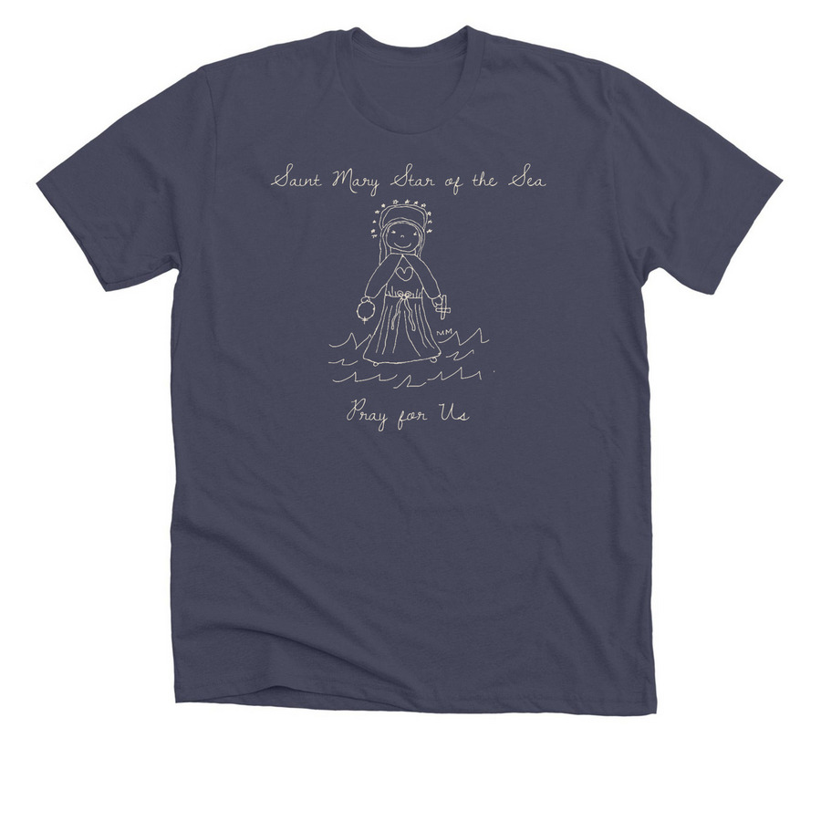Constellation (Nocturne), a Heather Midnight Navy Premium Unisex Tee