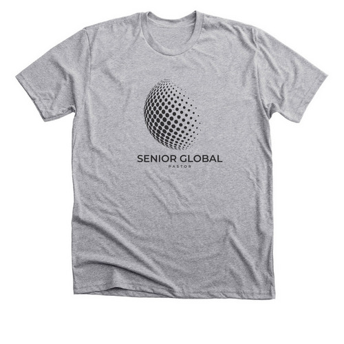 Senior Global Pastor&nbsp;, a Athletic Heather Premium Unisex Tee