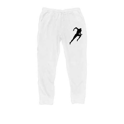 BOL-joggers Black, a White Midweight Fleece Joggers
