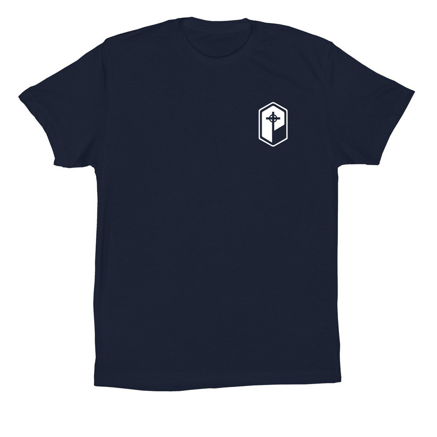 Prince of Peace Apparel, a Navy Premium Cotton Tee