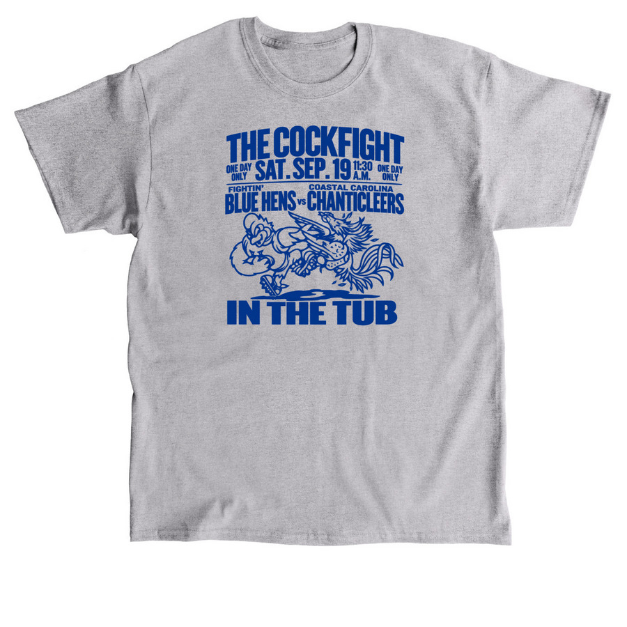 The Cockfight in the Tub Shirt, a Sport Grey Classic Unisex Tee