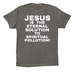 Jesus is The Eternal Answer!, a Storm Premium Cotton Tee