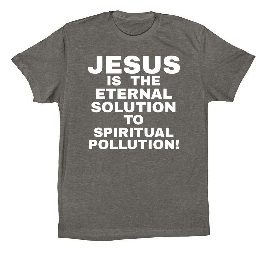 Jesus is The Eternal Answer!, a Storm Premium Cotton Tee