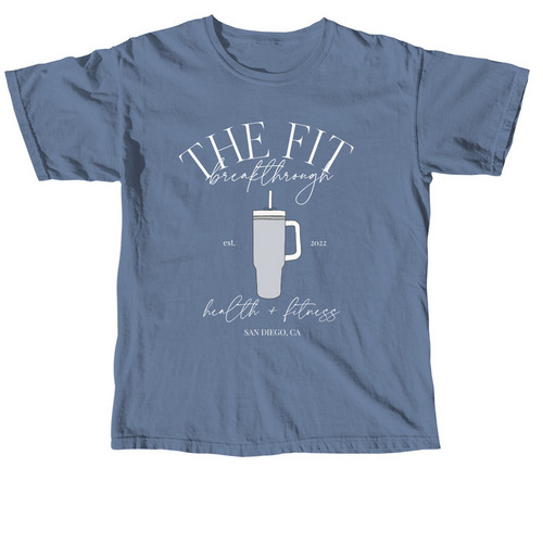 BACH TUMBLER, a Blue Jean Comfort Colors Unisex Tee