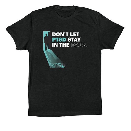 PTSD Awareness, a Vintage Black Premium Cotton Tee
