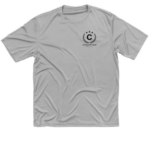 Achievement Collection Classic Champ Gear, a Silver Classic Performance Tee
