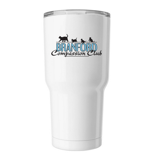 BCC 30oz Tumbler, a White Insulated Tumbler
