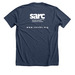 Pride Month SARC Fundraiser, a Heather Navy Premium Unisex Tee (back-view)