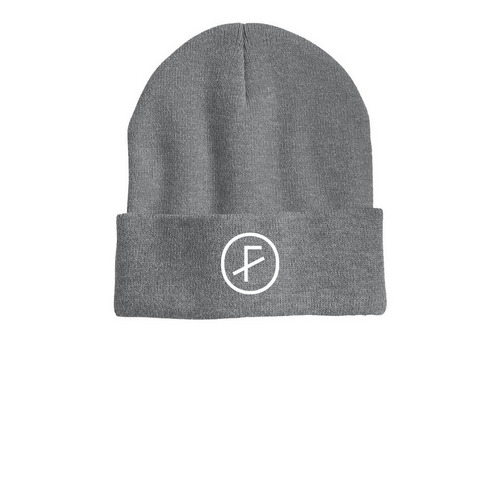 Full Tilt Beanie, a Dark Heather Grey Printed Cuffed Beanie