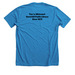Pride 25, a Neon Blue Premium Unisex Tee (back-view)