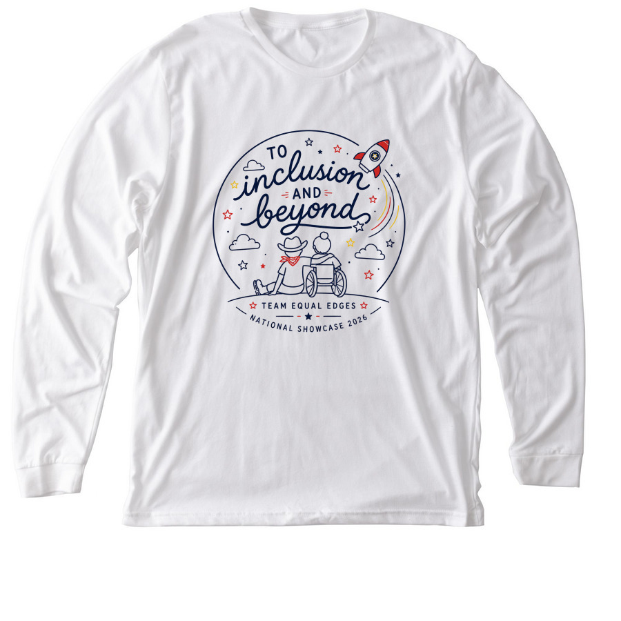Inclusion and Beyond - National Showcase '26, a Solid White Blend Premium Long Sleeve Tee