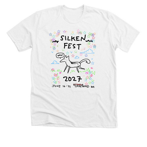 SilkenFest 2027 Gag Shirts, a Solid White Blend Premium Unisex Tee