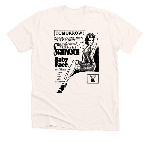 Baby Face T-Shirt, a Heather Natural Premium Unisex Tee