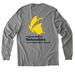 VMNCRC - Shirts, a Granite Grey Heather Allmade Organic Cotton Long Sleeve Tee (back-view)