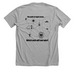 Path to Eagle, a Athletic Heather Premium Unisex Tee (back-view)