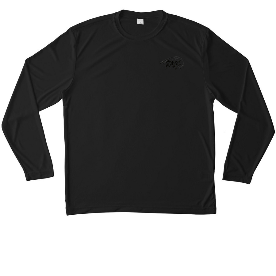 Tarpon Graphic Long Sleeve&nbsp;, a Black Unisex Performance Long Sleeve Tee