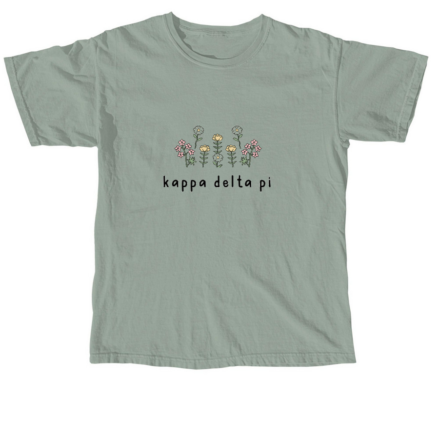Simple Floral, a Bay Comfort Colors Unisex Tee
