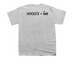 Players Against Hate Logo, a Sport Grey Youth Unisex Tee (back-view)