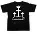 All for us, a Black Comfort Colors Unisex Tee (back-view)